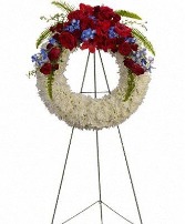 Patriotic Passion  Wreath