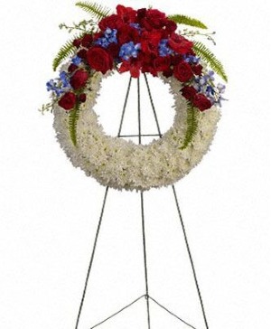 Patriotic Passion  Wreath