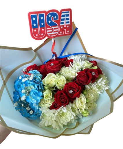 Patriotic Bouquet All Ocasion