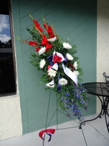 Patriotic Standing Spray