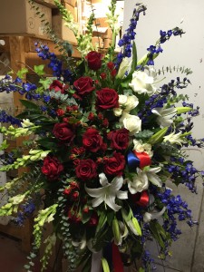 Patriotic Standing Spray