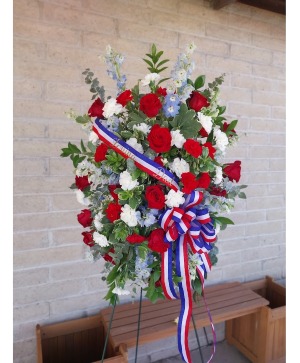 Patriotic Standing Spray 