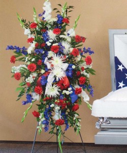 Patriotic Tribute Standing Spray