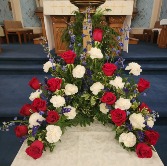 Patriotic Urn Surround FD-132