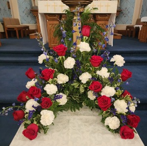 Patriotic Urn Surround FD-132