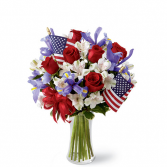 Patriotic USA Vase