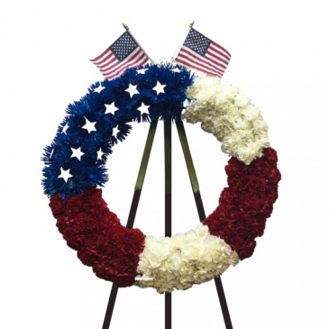 Patriotic Wreath  in Whittier, CA | Rosemantico Flowers