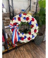 Patriotic Wreath Sympathy