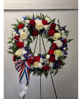Patriotic Wreath Sympathy