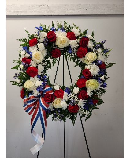 Patriotic Wreath Sympathy
