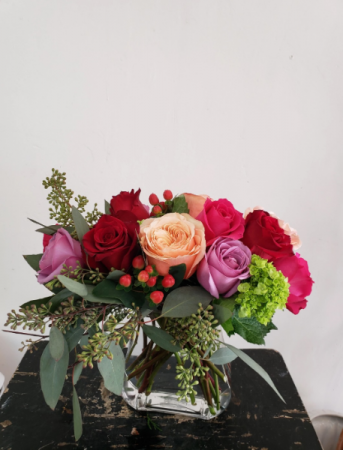 Pave Rose Arrangement