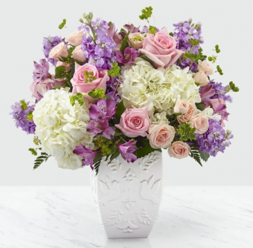 Peace and Hope Lavender Bouquet assorted flowers