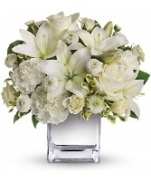SILVER ELEGANCE FLOWER ARRANGEMENT