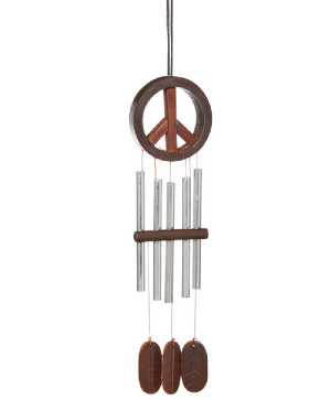 Peace Bamboo Wind Chime Wind Chimes