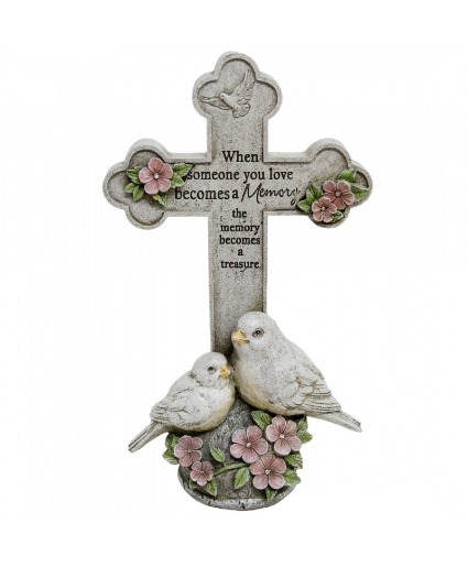 Peace Doves Memory Cross 