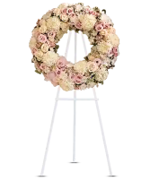 Peace Eternal Wreath standing and wreath sympathy