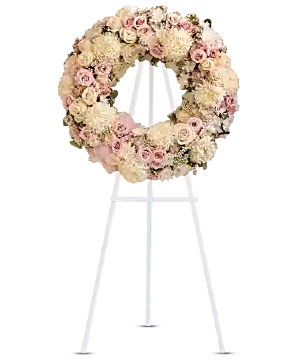 Peace Eternal Wreath standing and wreath sympathy