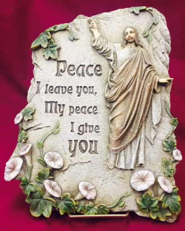 Peace I Leave You stone