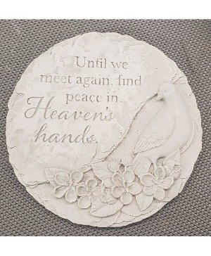 Peace in Heaven's Hands Sympathy Stone