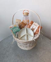 Peace, love and sunshine gift basket 
