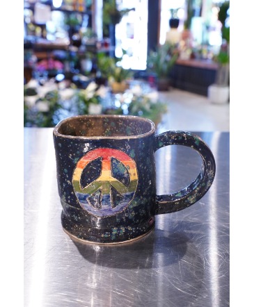 Peace & Love  Coffee Mug in South Milwaukee, WI | PARKWAY FLORAL INC.