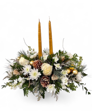 Peace on Earth Centerpiece in Fitchburg, MA | CAULEY'S FLORIST & GARDEN CENTER