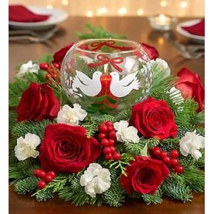 PEACE ON EARTH HOLIDAY CENTERPIECE 