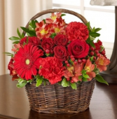 Peace, Prayers, & Blessings- All Red Sympathy Arrangement