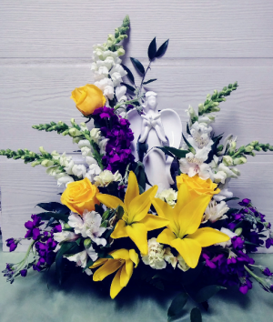 Peaceful Angel Floral Design 
