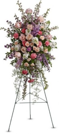 PEACEFUL GARDEN SPRAY STANDING SPRAY