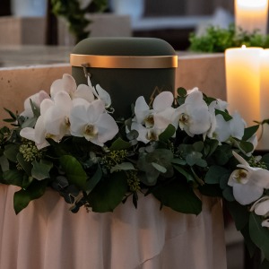Peaceful Goodbye Urn Arrangement