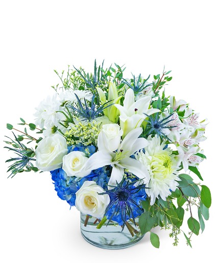 Peaceful Horizon Flower Arrangement