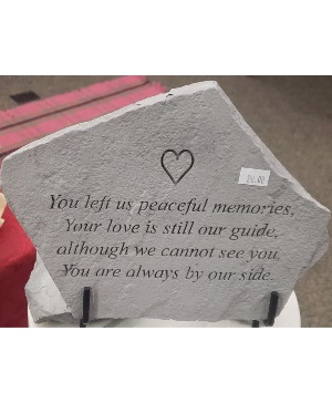 Peaceful Memories Sympathy Stone
