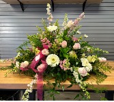 Peaceful Petals Casket Spray