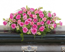 Peaceful Pink Casket Spray 