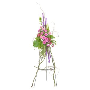 Peaceful Pink Standing Spray - As Shown (Deluxe) Spray