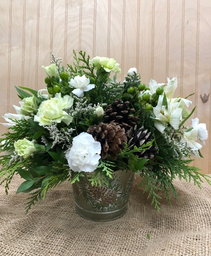 PEACEFUL SEASON BOUQUET WOOD