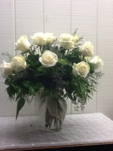 Rose Garden White Rose Arrangement