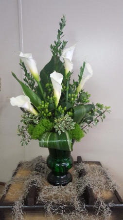 Peaceful Thoughts Arrangement in Winston Salem, NC | RAE'S NORTH POINT FLORIST INC. Peaceful Thoughts Arrangement in Winston Salem, NC | RAE'S NORTH POINT FLORIST INC.