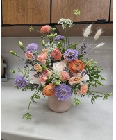 Peach and lavender bliss 
