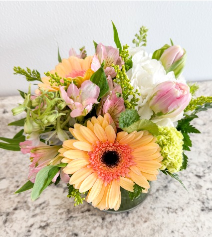 Peach Blossom Fresh Arrangement