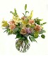 Peach Blossom Garden Spring Floral Arrangement 