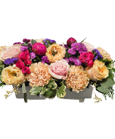 Peach Reverie Floral Vase