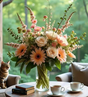 Peach Sorbet Enchanted design