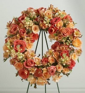 Peach Wreath