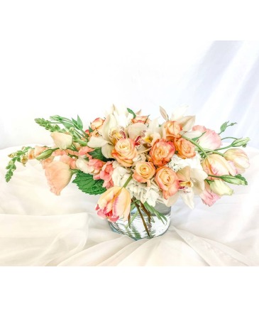 Peaches and Cream High End Collection  in San Rafael, CA | BURNS FLORIST