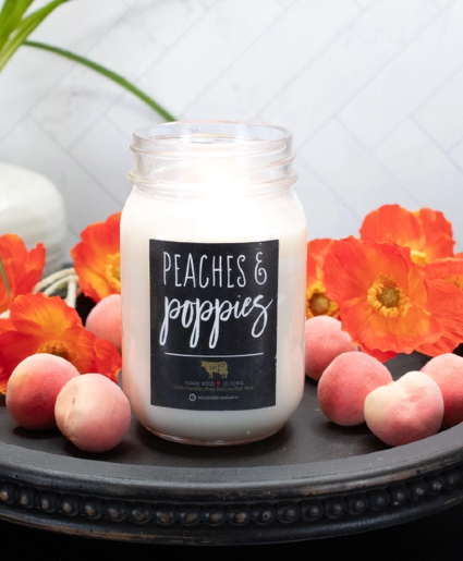 Peaches & Poppies Candle