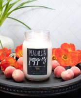 Peaches & Poppies Candle