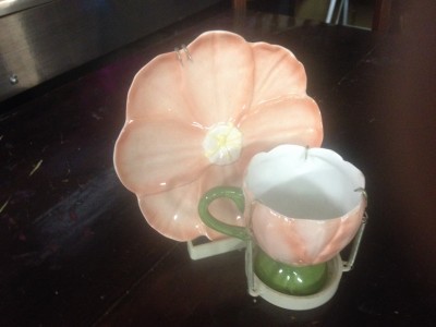 peachtulip/flowers teacup 25.00 
