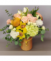 Peachy Blooms Bouquet 0027 